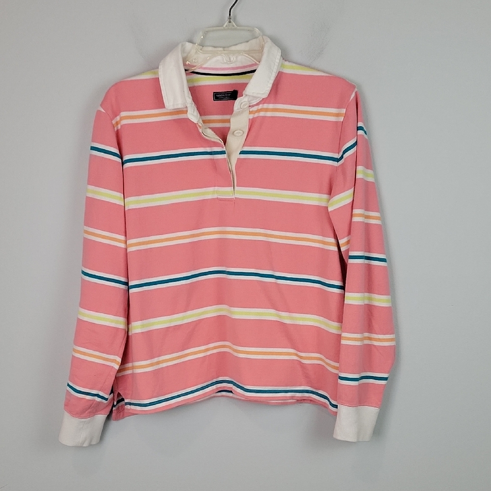Vineyard Vines Heritage Striped Rugy Shirt size Medium